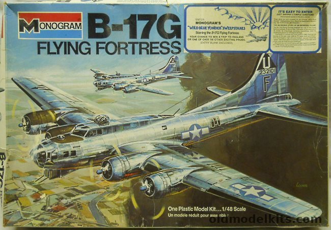 Monogram 1/48 Boeing B-17G Flying Fortress with Diorama Instructions, 5600 plastic model kit